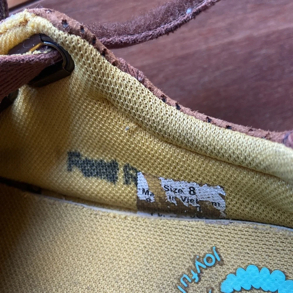 Livie & Luca Rake Eco Sneaker Toddler 8 Brown Velcro - Picture 8 of 11